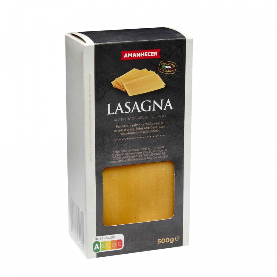 Massa Lasanha Amanhecer 500 Grs